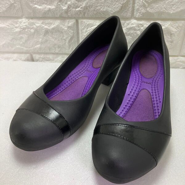 Crocs クロックス ジアンナ パンプス 軽量 シンプル エナメル W6