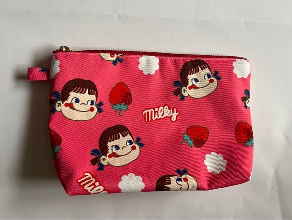 ハンドメイド ポーチ ペコちゃん