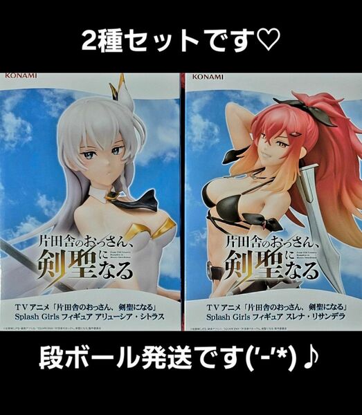 a.2種セットです♪ 片田舎のおっさん、剣聖になる Splash Girls フィギュア 水着 アリュ―シア スレナ 段ボール発送