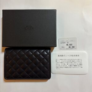 THE GINZA 皮 カードケース ブラック 未使用