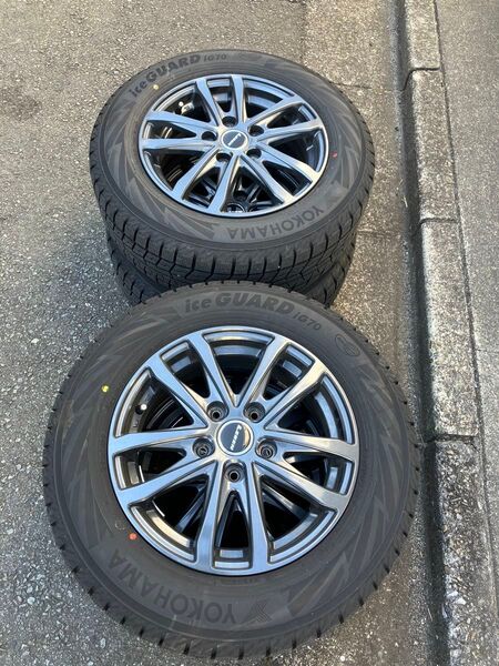 YOKOHAMA ice GUARD iG70 15インチ スタッドレスタイヤ&アルミホイール 4本セット
