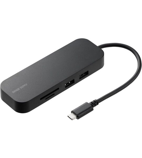 Type-C HDMI LAN SD/microSD Type-A ,C×2 PD100W 急速充電対応 8-in-1 USBハブ