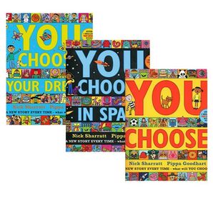英語絵本You chooseあなたが選ぶ 洋書 英語教材 シリーズ 3冊セット