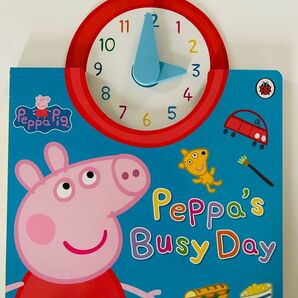 英語絵本 しかけ絵本 Peppa’s Busy Day とけいの絵本 新品未使用