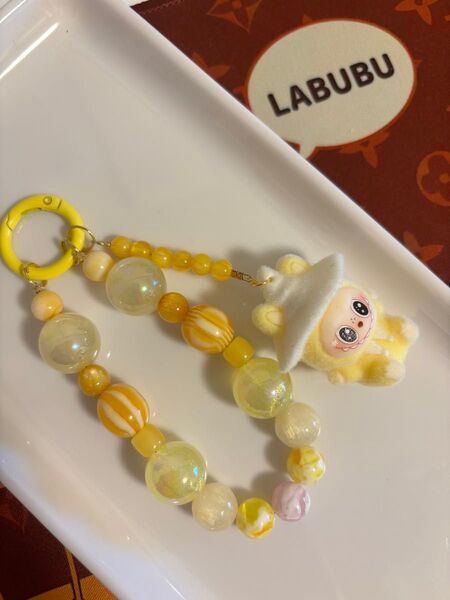 アクセサリー キーホルダー ラブブ ハンドメイド
