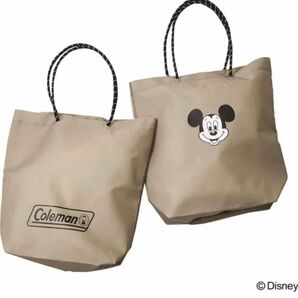 オトナミューズ 付録 コールマン ミッキーマウス 両A面トートバッグ
