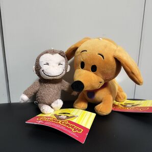 おさるのジョージ 赤いほっぺ ジョージ ハンドリー ぬいぐるみ