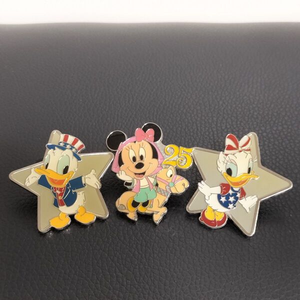 東京ディズニーシー ピンバッジ ドナルドダック デイジー ミニーマウス