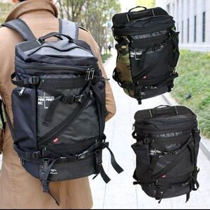 リュック メンズ 男性 25L 多機能 大容量 撥水 防水 ファイアファース