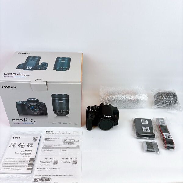 ☆美品☆展示品☆クリーニング済☆Canon デジタル一眼レフカメラ EOS Kiss X10i ダブルズーム