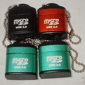 【ジャンク品・不具合品・故障品】MicroSDカードリーダ―、ライター USB−A 4個