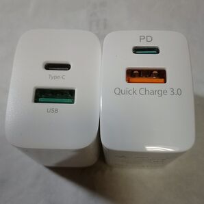 【中古】20w 急速充電器 2個