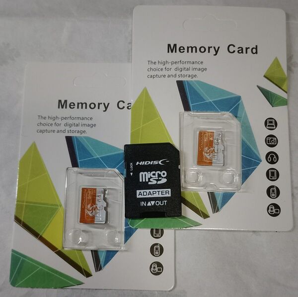 Somnambulist Micro SD メモリーカード 64GB 2枚 & SDアダブター