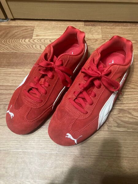 PUMA スピードキャット スニーカー 赤