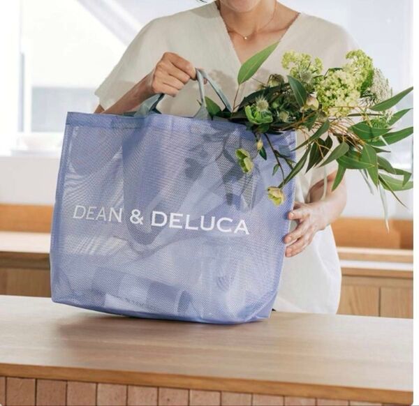 DEAN & DELUCA☆2025 メッシュトートバッグ ライラック 【Lサイズ】新発売 大人気
