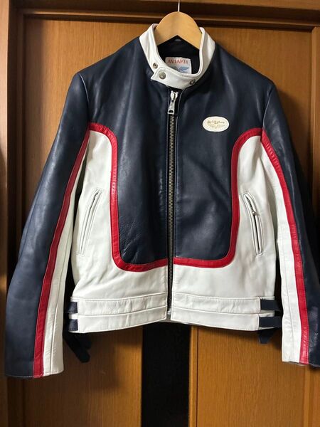 美品 size40 ルイスレザー レザーシングルライダース ライダースジャケット 本革