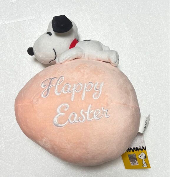 SNOOPY Happy Easter ぬいぐるみ ピンク