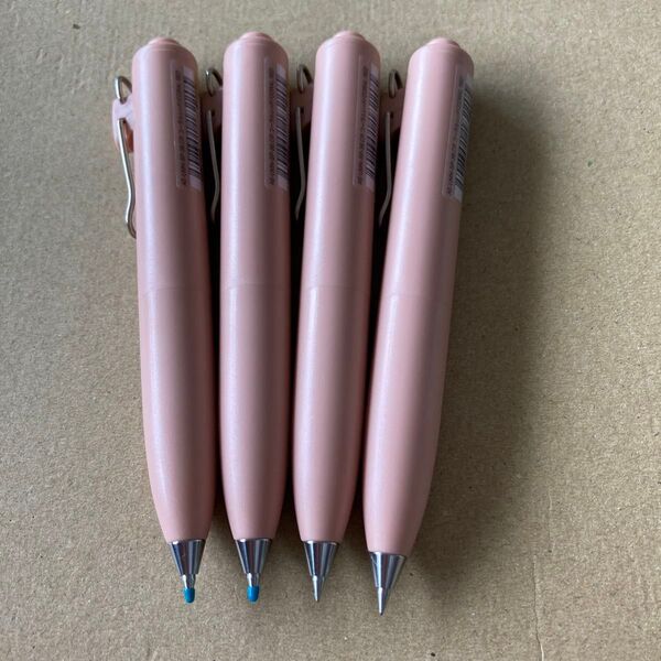値下げ交渉不可! 限定 ユニボールワンP ボールペン0.38 4本 コーラルレッド 黒インク 新品未使用