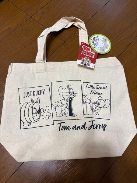 トートバッグ ランチトート トートバック ランチバッグ 帆布ランチトートバッグ トムとジェリー