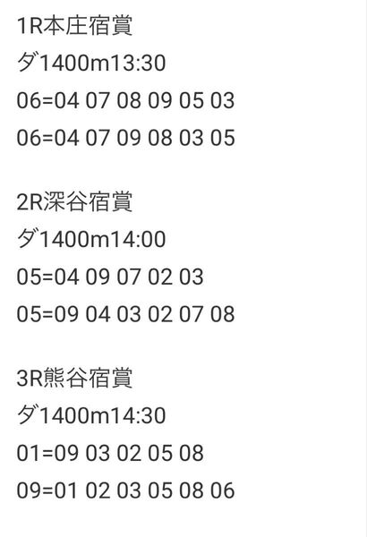 2025年6月25日(水)浦和競馬予想買い目上の買い目夢幻龍競馬塾(C)下の買い目本部エース大谷が担当左から◎〇▲△
