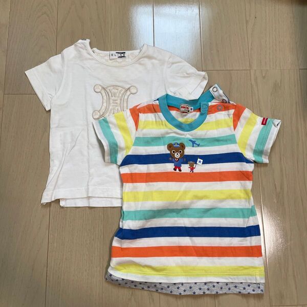 半袖Tシャツ 子供服 セリーヌ ミキハウス セリーヌズボン 3枚 セット