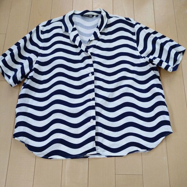 ユニクロ Marimekko オープンカラー 半袖シャツ XXL 自宅試着のみ品