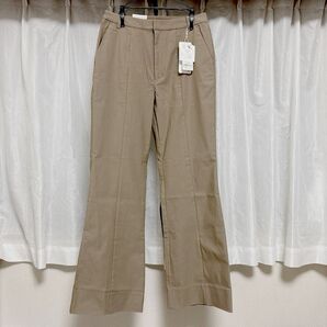 URBAN RESEARCH ストレッチセミフレアパンツ スラックス ブラウン系