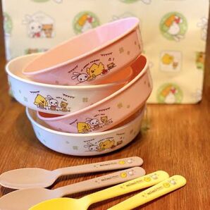 【西松屋 みみちゃん】ボウル スプーン バッグセット 9点