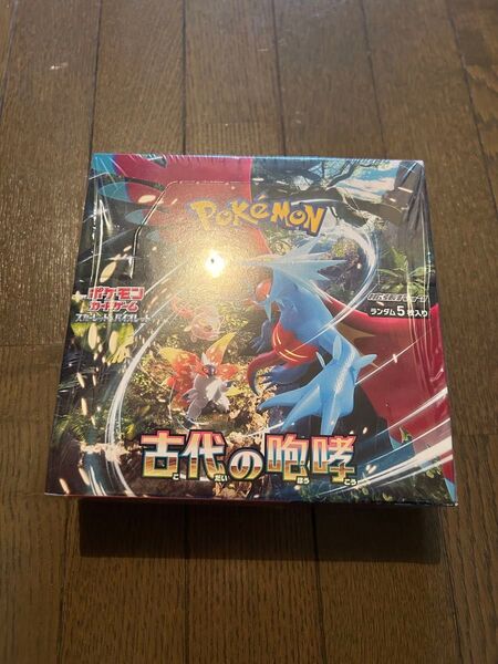 ポケモンカードゲーム 古代の咆哮 BOX スカーレット&バイオレット 拡張パック シュリンク付き 1BOX