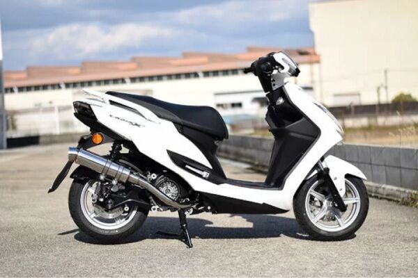 SALE 新品商品 即納 HMS ヤマハ シグナスX 4型/5型 SEA5J/SED8Jバイクマフラー R300 アップタイプ