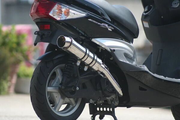 SALE 新品商品 即納 HMS ヤマハ シグナスX125 台湾5期バイクマフラー O2センサーR300 アップタイプ