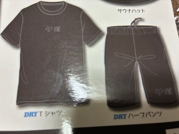 サ道 DRY セットアップ 上下セット Lサイズ Tシャツ ハーフパンツ しまむら タナカカツキ 父の日 新品未開封