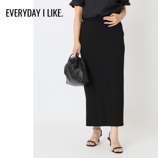 Deuxieme Classe EVERYDAY I LIKE. Jersey Long Tight スカート ブラック 36