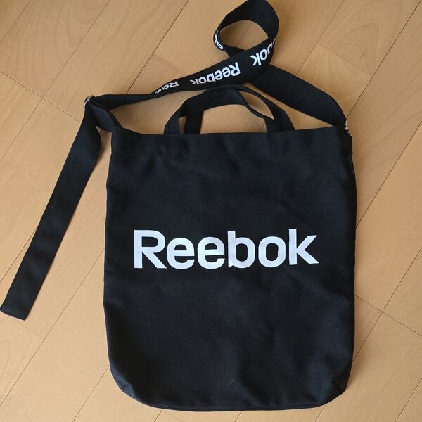 Reebok トートバッグ ショルダーバッグ ブラック
