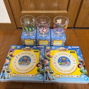 トイストーリー 一番くじ C賞 E賞 プレート グラス セット