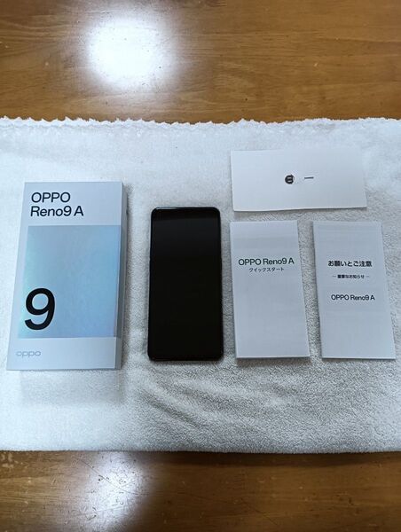美品 OPPO Reno9 A ブラック SIMフリー
