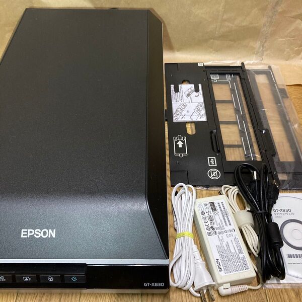 EPSON GT-X830 ネガフィルムスキャン フィルムホルダー付属 動作快調 エプソン フラットヘッドスキャナー