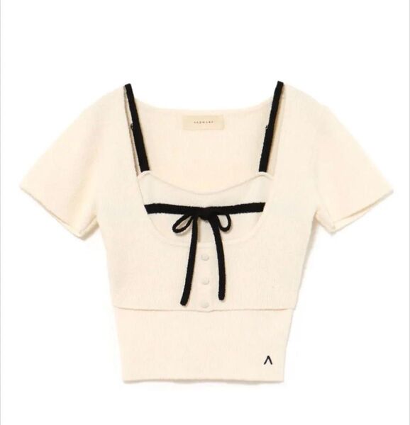 andmary Natalie ribbon set ivory アンドマリー