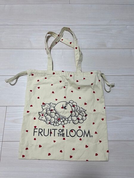 Fruit of the Loom フルーツオブザルーム ハート柄 巾着袋