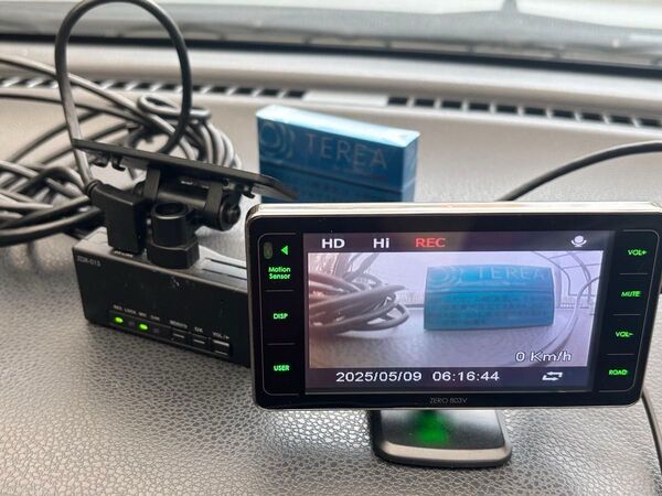 コムテック ZERO 803V ZDR-013 レーダー探知機 ドラレコ 相互通信 タッチパネル モーションセンサー