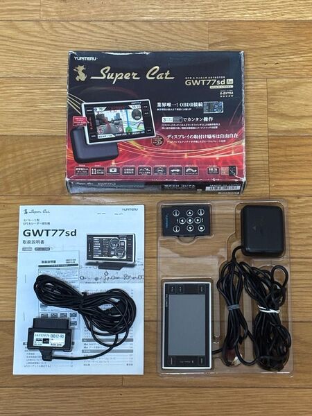 ユピテル GWT77sd OBD付属 レーダー探知機 セパレート フルマップ