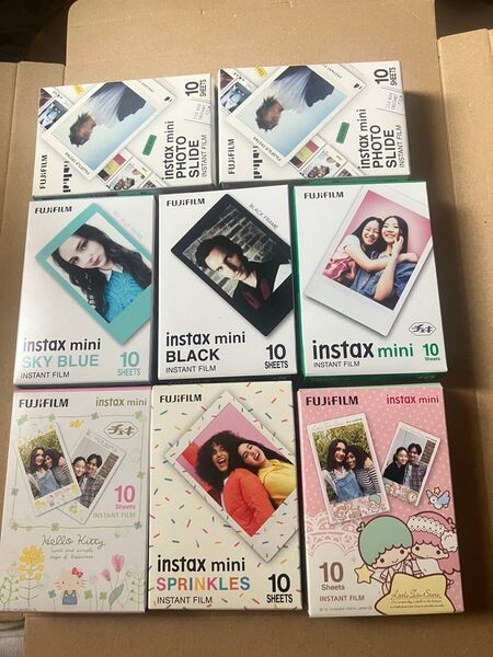 FUJIFILM mini instax チェキ チェキフィルム INSTAX チェキ用フィルム キティ サンリオ 8個