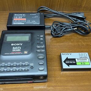 SONY MDウォークマン MZ-1 ACアダプター 充電池付き ジャンク品