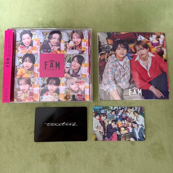 timelesz FAM 通常盤 予約購入先着特典付