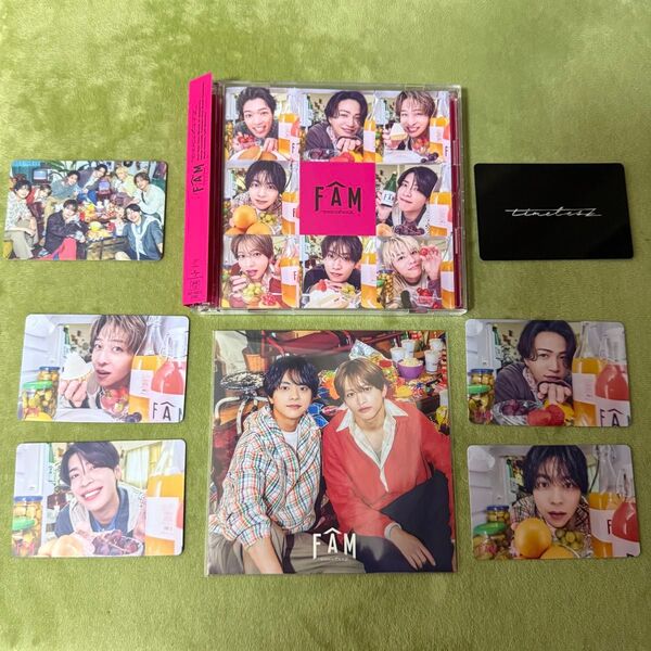 timelesz FAM 通常盤 予約購入先着特典+トレカ付