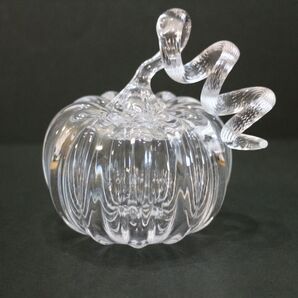 ガラス製カボチャのオブジェ ハンドメイド ハロウィン パンプキン ガラスオブジェ