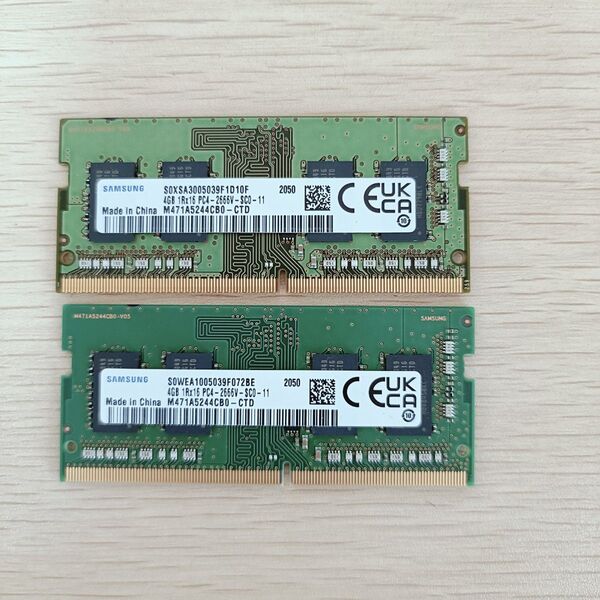 4GB×2 8GB DDR4-2666 PC4-21300 ノートPC用メモリ6
