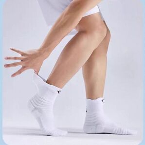 Rigorerバスケットボールソックス 靴下26cm-28cmホワイト