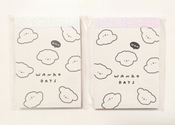 wanko days メモ帳 2冊セット カミオジャパン ワンコデイズ