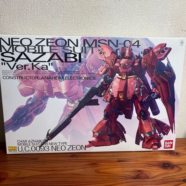 MG サザビー Ver. Ka 未組立 機動戦士ガンダム 逆襲のシャア バンダイ ガンプラ